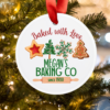 Personalized Baking Company Christmas Ornament