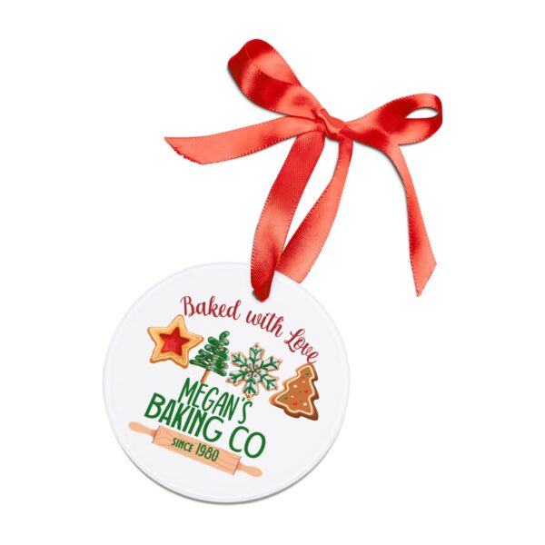 Personalized Baking Company Christmas Ornament - Image 3